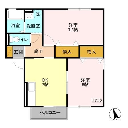 マーシュ（八寸町）の物件間取画像